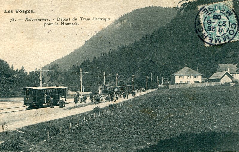 Départ du tram pour le Hohneck