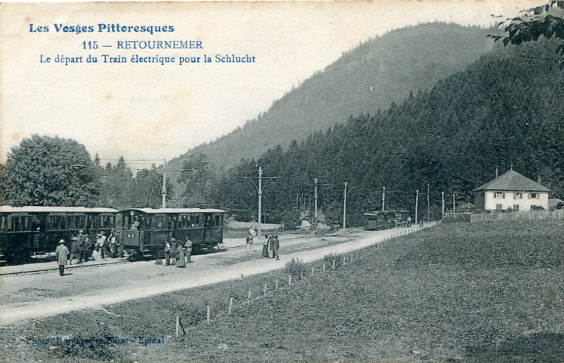 Départ du train pour la Schlucht