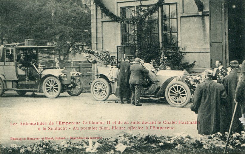 Les autos de Guillaume II