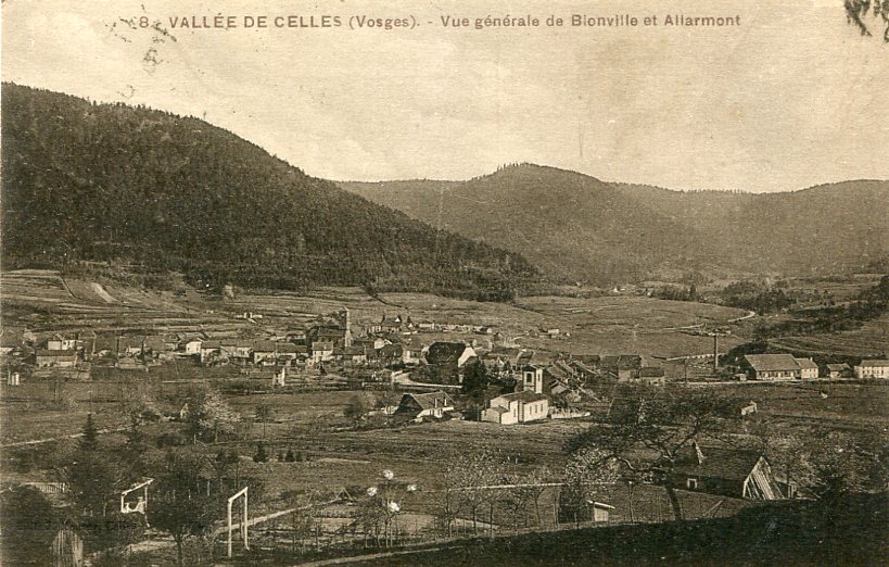 Vue générale de Bionville et Allarmont
