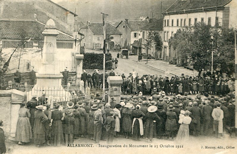 Inauguration du Monument (23-10-1921)