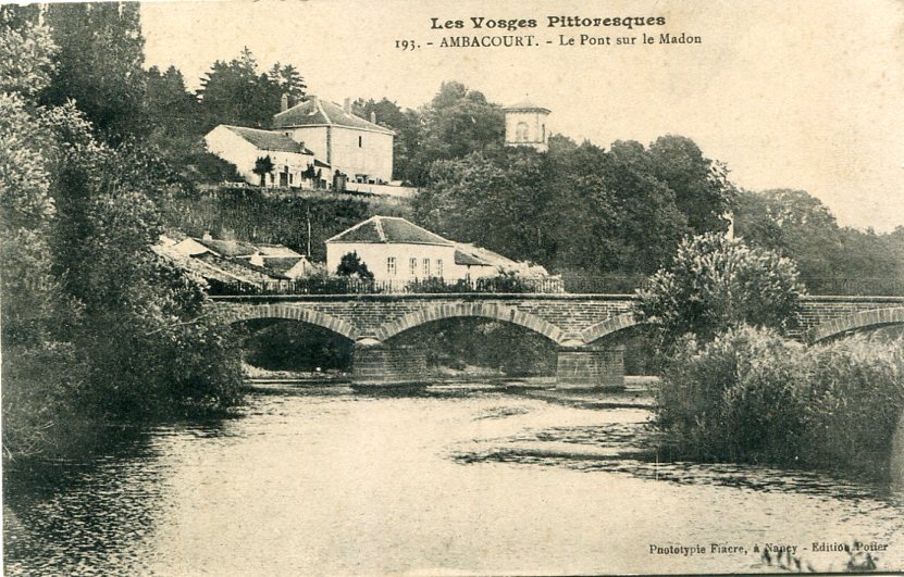 Le pont sur le Madon