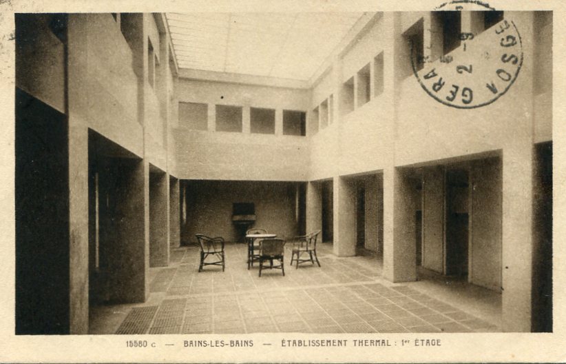 Établissement thermal - 1er étage
