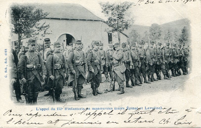 152e d'Infanterie en manœuvre