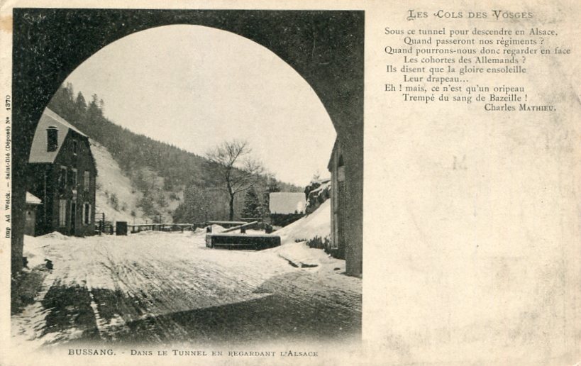 Le Tunnel, côté alsacien