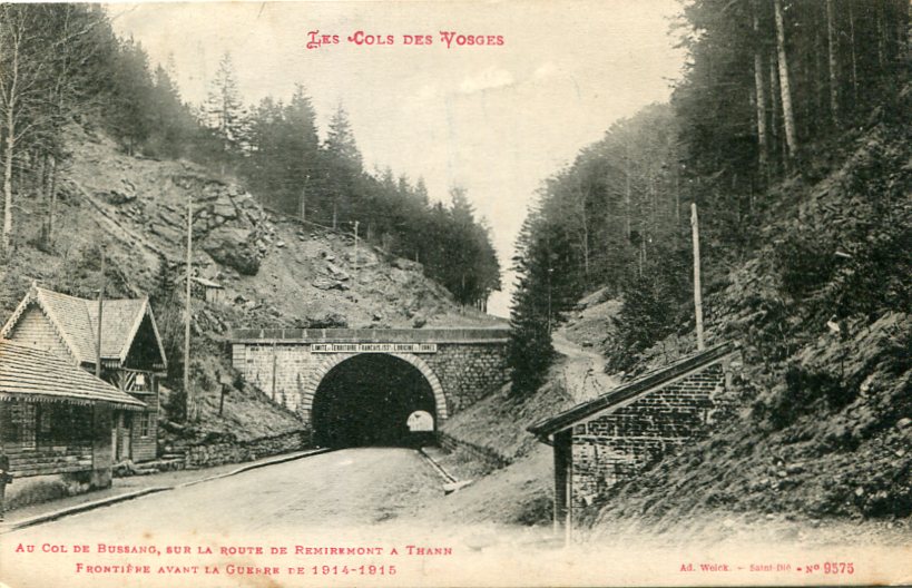 Frontière avant la Guerre de 1914-1915