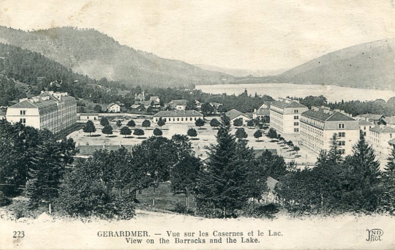 Vue sur les casernes