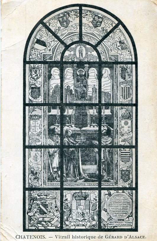 Vitrail de Gérard d'Alsace