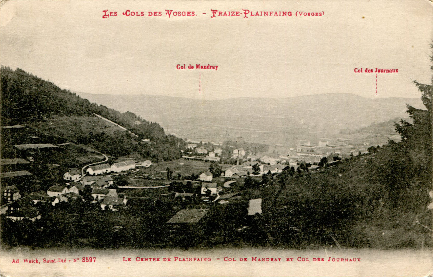 Cols de Mandray et des Journaux