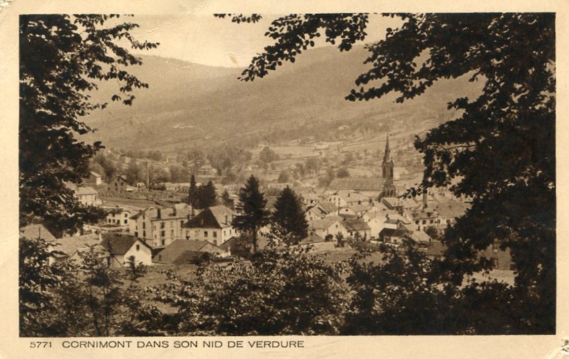 Cornimont dans son nid de verdure