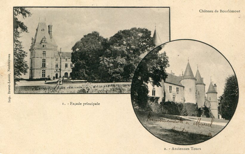 Façade principale - Anciennes tours