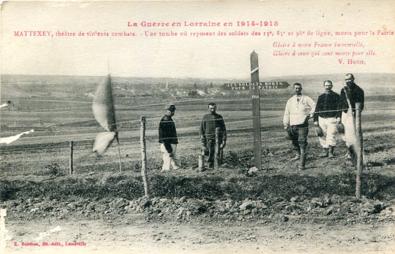 Une tombe de soldats