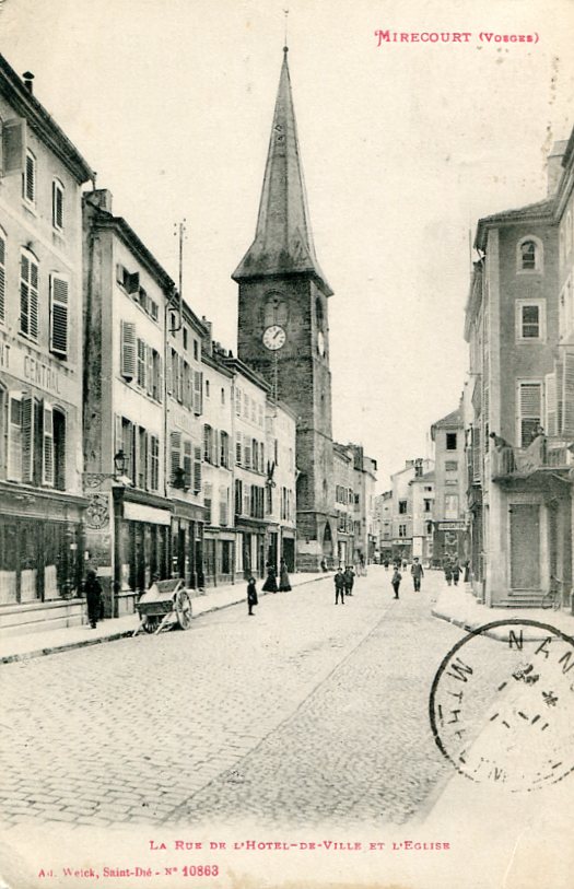 Hôtel de Ville (Rue de l')  et l'Eglise