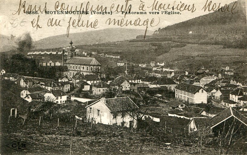 Panorama vers l'Église