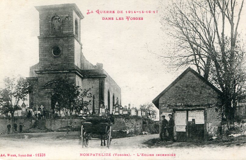 L'Église incendiée