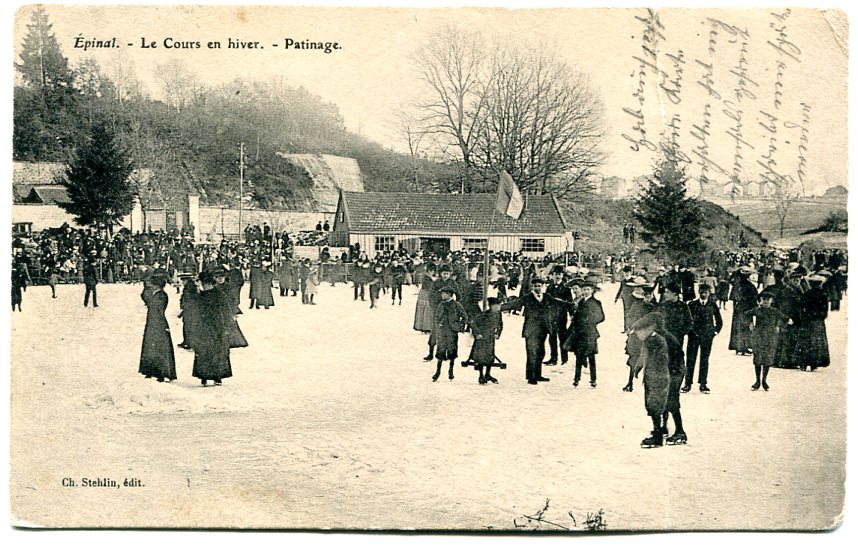 Cours de patinage  en hiver