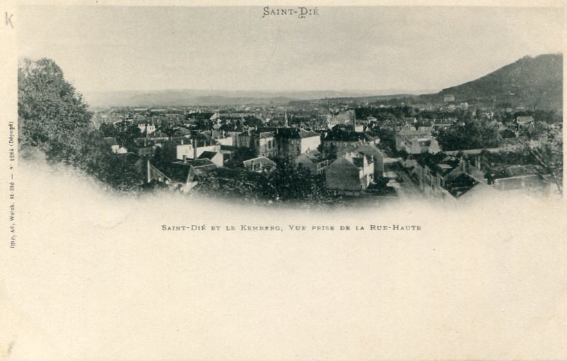 Vue prise de la Rue Haute