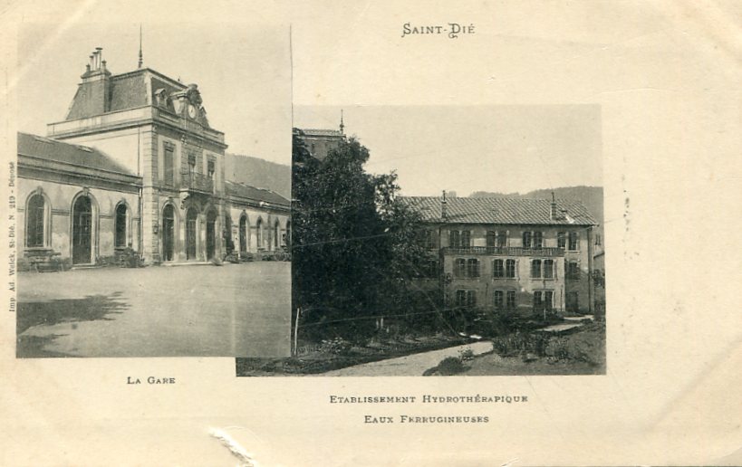 Établissement hydrothérapique et Gare