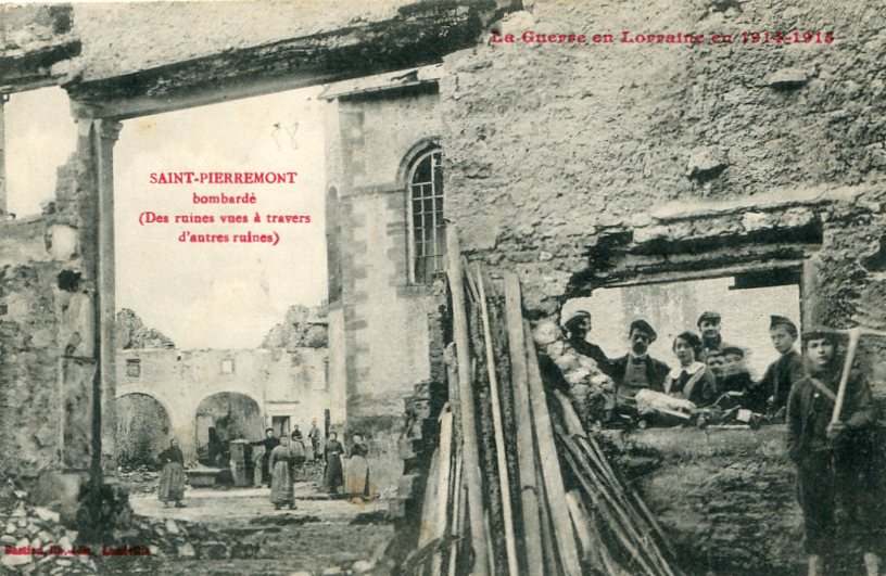Saint-Pierremont bombardé