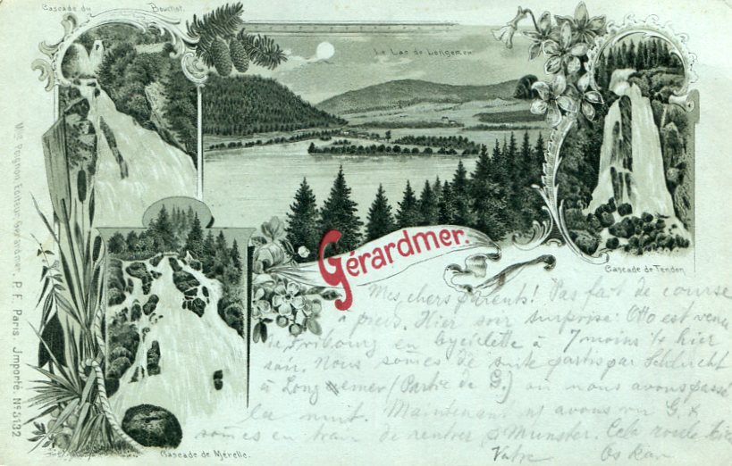 Cascades du Tendon, de Mérelle ; Bouchot