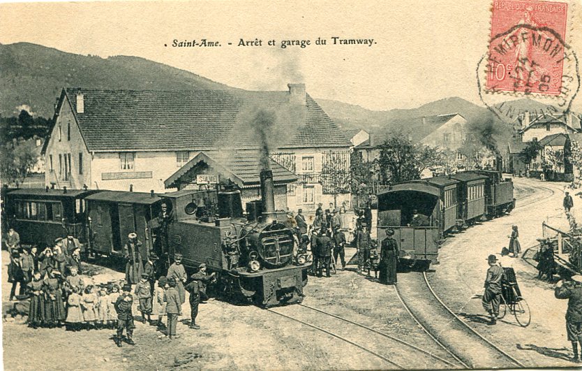 Arrêt et garage du tramway