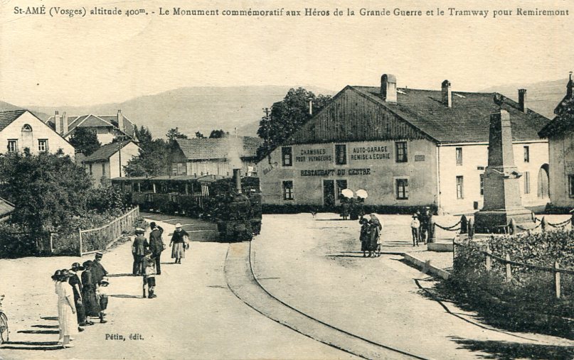 Monument et Tramway pour Remiremont