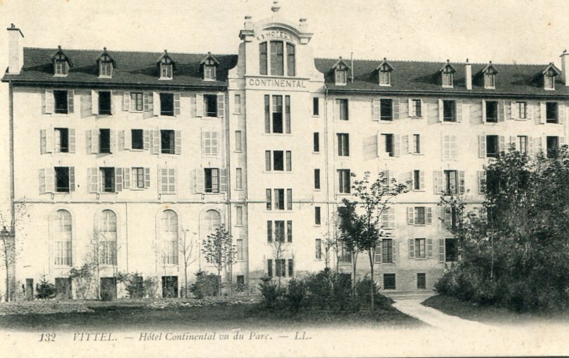 Hôtel Continental vu du Parc
