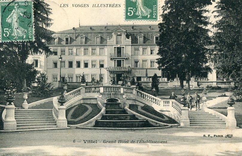 Escalier Grand Hôtel et Parc