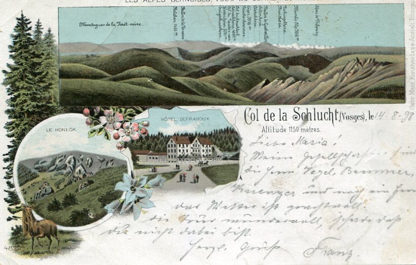 Hôtel Defranoux, le Hohneck, Montagnes de la Forêt Noire