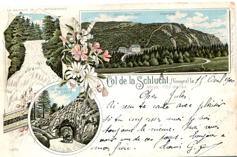 Cascade de Retournemer, la Roche du Diable