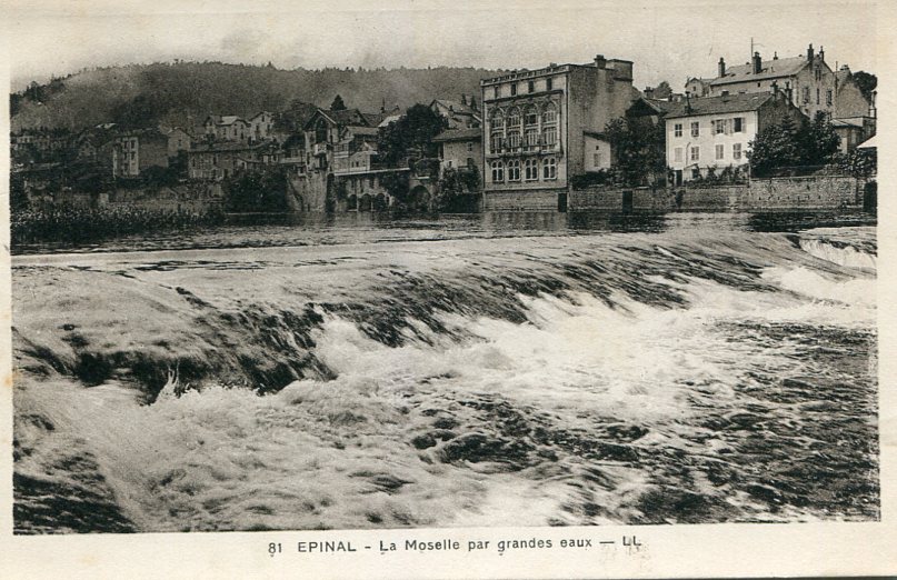 19??-La Moselle par grandes eaux